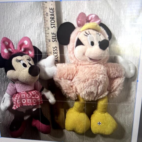 Disney Parks Minnie Mouse Lot Plush Bowtique talking hat bird doll toys - Picture 2 of 8